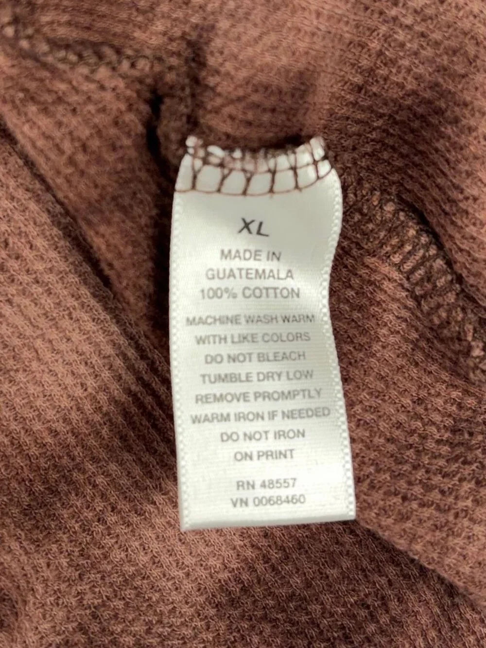 Y2K Cheetah Tie Dye Long Sleeve Women's XL Brown Distressed Shabby Chic Grunge